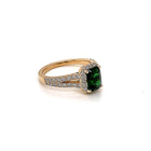 14kt. YG Tsavorite Diamond Ring - FlawlessCarat